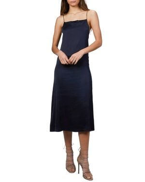 Humanoid Suad Satin Dress - Blue