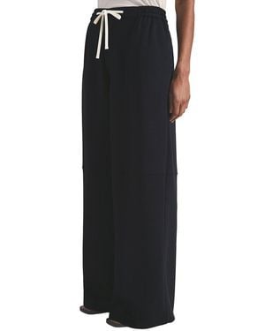 Reiss Lenny Wide Leg Jogger - Black