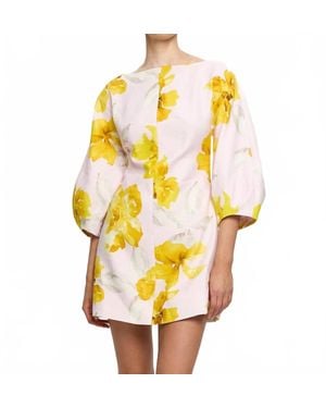 Kivari Francine Mini Dress - Yellow