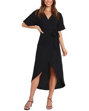 LEON GORI Midi Dress - Black