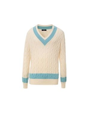 Gran Sasso Cotton Sweater - Natural