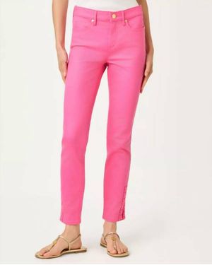 Lilly Pulitzer South Ocean High Rise Skinny Jean - Pink