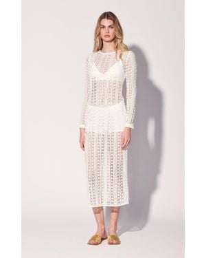 Walter Baker Ira Dress, Havana Crochet - Pink