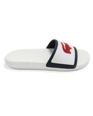 Lacoste Croco Slide Tri 3 Sandals - Blue