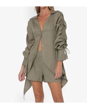 JBQ Andi High Waisted Shorts - Green