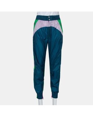 Isabel Marant Color Block Synthetic Raruso Sweatpants - Blue