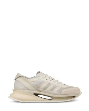 Y-3 Midsole Sneakers With Leather And Textile Composition - White
