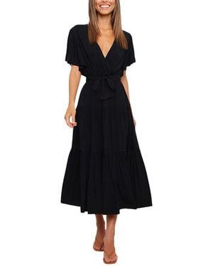 Vincent Midi Dress - Black