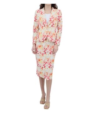 Chiara Boni Lumi Jacket/Skirt Set - Pink