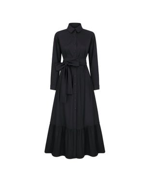 Monica Nera Carrie Maxi Dress - Black