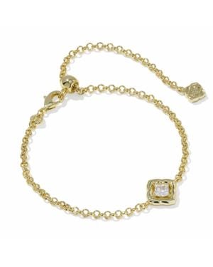 Kendra Scott Mallory Crystal Delicate Chain Bracelet - Metallic