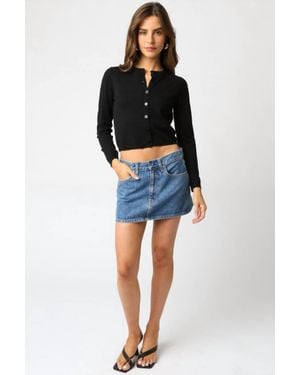 Olivaceous Rhodes Knit Cardigan - Black