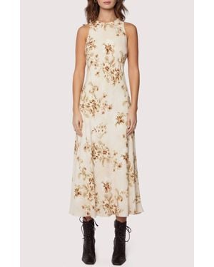 Lost + Wander Dream Of Iris Midi Dress - Natural