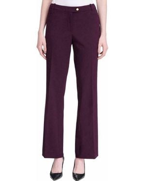 Calvin Klein Modern Fit Mid Rise Pants - Red