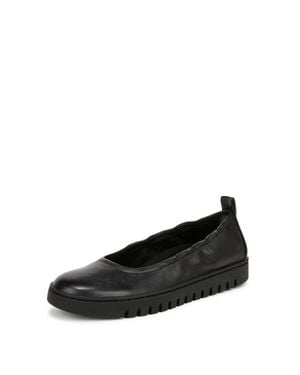 Vionic Uptown J2129L1001 Ballet Flat Leather Slip On Zogg3910 - Black
