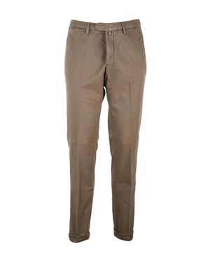BSETTECENTO Regular Fit Pants With Tailored Silhouette - Gray