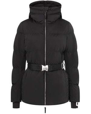 Jet Set Chamonix Belted Quilted Jacket - Black