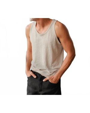 Alex Crane Scoop Neck Tee Tank Top - Black