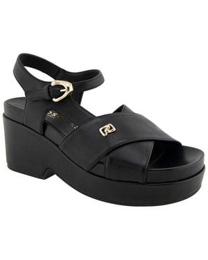 Aerosoles Cora Suede Heeled Sandal - Black