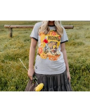 Rodeo Quincy Range Riding Ruby Graphic Tee - Green
