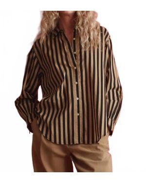 The Great Daily Button Up Shirt - Brown