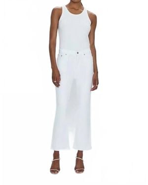 Pistola Lennon High Rise Boot Jean - White