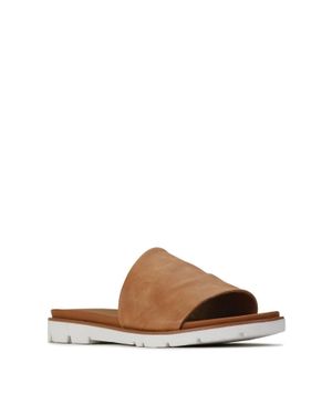 LOS CABOS Ash Slide Sandal - Brown