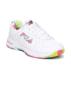 Fila Double Bounce 3 5Pm00605-199 Sneaker Pickleball Shoes Acad149 - White