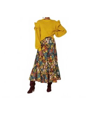 Cleobella Freya Ankle Skirt - Yellow