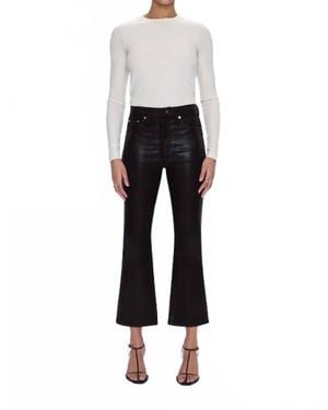 Pistola Lennon High Rise Cropped Boot Pants - Gray