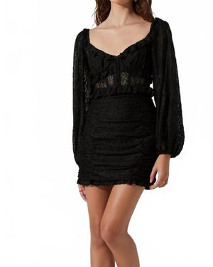 Astr Chrisley Mini Dress - Black