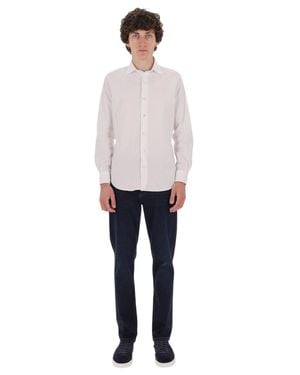 Eleventy Comfort Cotton Shirt - White