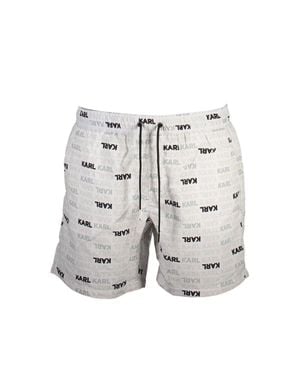 Karl Lagerfeld Polyester Swimwear - Gray
