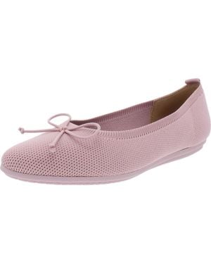 Vince Camuto Flanna Knit Slip On Ballet Flats - Pink