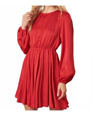 Mittoshop Holly Satin Dress - Red