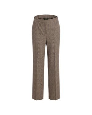 Twinset Prince Of Wales Check Tailored Formal Pants - Gray