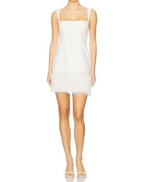 Clea Cersie Mini Dress - White