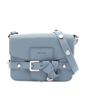 Jimmy Choo Lexie Leather Shoulder Bag - Blue