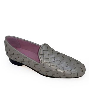 Robert Zur Alyssa Woven Loafer - Gray