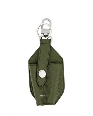 Amiri Pebbled Hand Sanitizer Holder - Green