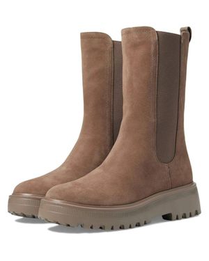 Kenneth Cole Radell Boots Mauve Suede Pull On Chelsea Lion306 - Brown