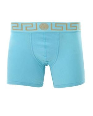 Versace Long Trunk With Greca Border - Blue