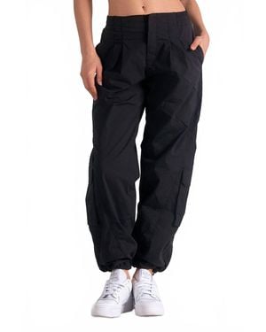 Elan Utility-Chic Cargo Pants - Blue