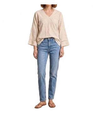 Johnny Was Riveda Tonal Blouse - Blue