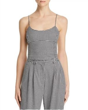 Bec & Bridge Houndstooth Crop Top - Multicolor