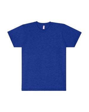 LOS ANGELES APPAREL Usa-Made 50/50 T-Shirt - Blue