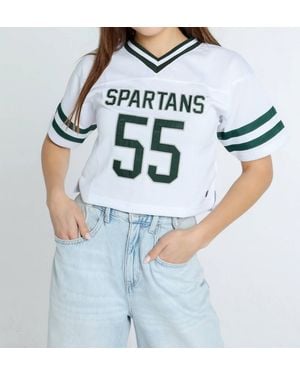 Hype and Vice Michigan State Football Top - Blue