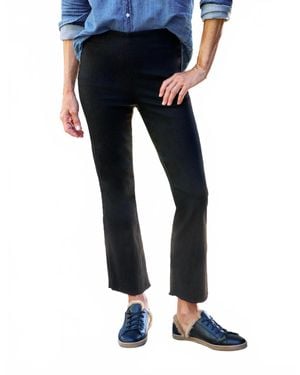 Frank & Eileen Killian Illusion Crop Flare Pull On Pants - Blue