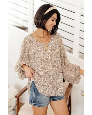 White Birch Skylar Blouse - Natural