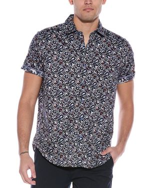 Robert Graham Atkins Classic Fit Woven Shirt - Blue